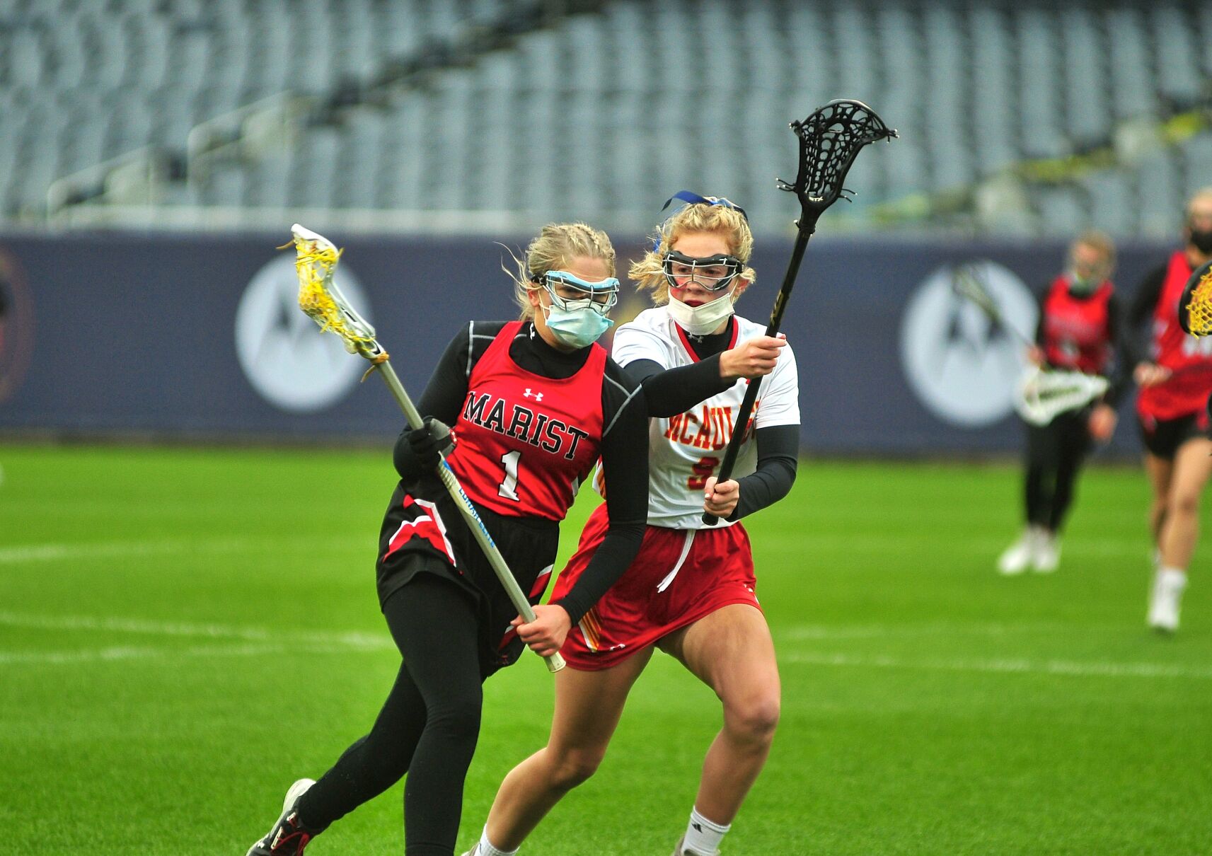 Marist vs. Mother McAuley lacrosse at Soldier Field